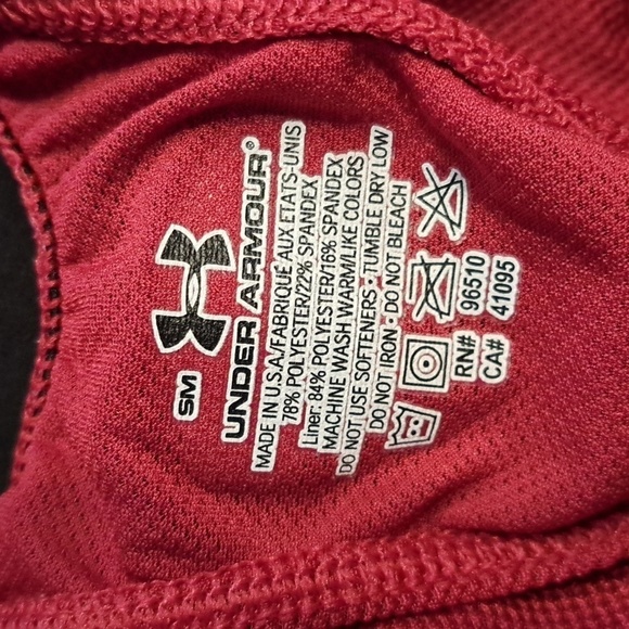 Under Armour dark red women's bra size small - Picture 3 of 3
